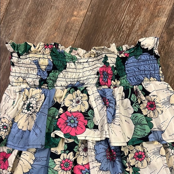 GAP Blue and Pink Floral Skirt - Picture 3 of 8